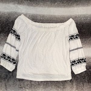 American Eagle Outfitters Off the Shoulder Top